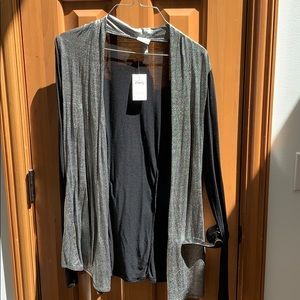Metallic black cardigan